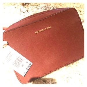 Michael Kors maroon crossbody with tags!